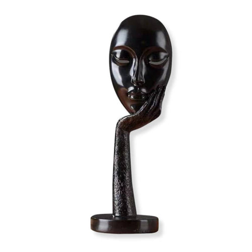 Contemporary Sculpture <br/> Pensive Woman Face