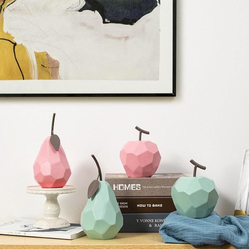 Modern Sculpture <br/> Origami Pear & Apple