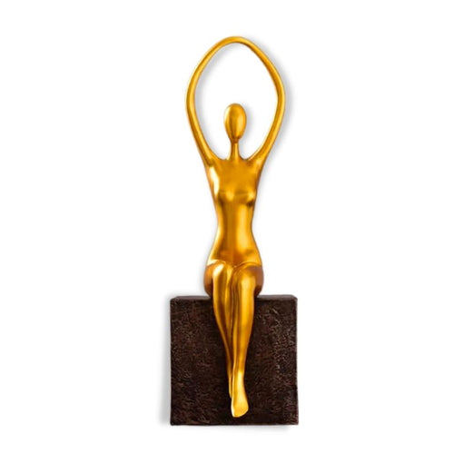 Woman Statue <br/> Contemporary Seated