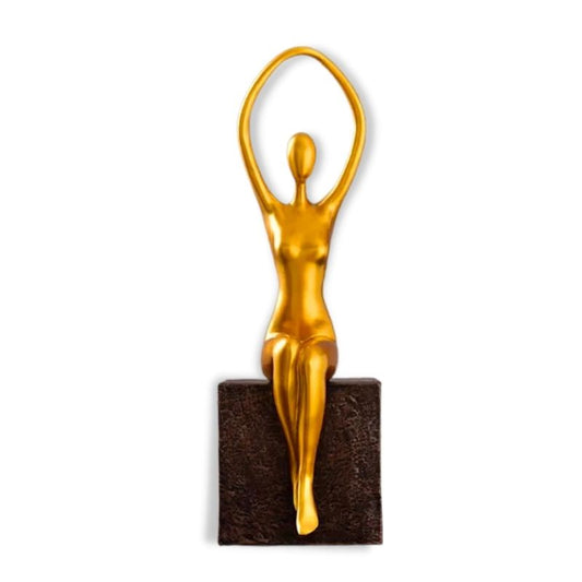 Woman Statue <br/> Contemporary Seated