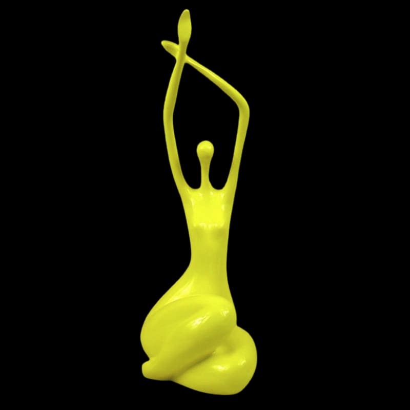 Woman Statue <br/> Curvy Seated 34 cm