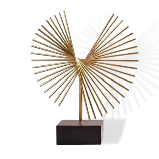 Metal Sculpture <br/> Gold Needles