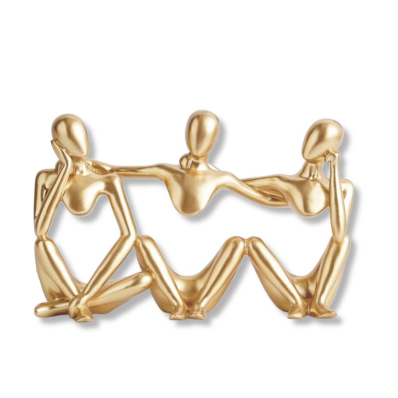Contemporary Sculpture <br> Thinker Trio
