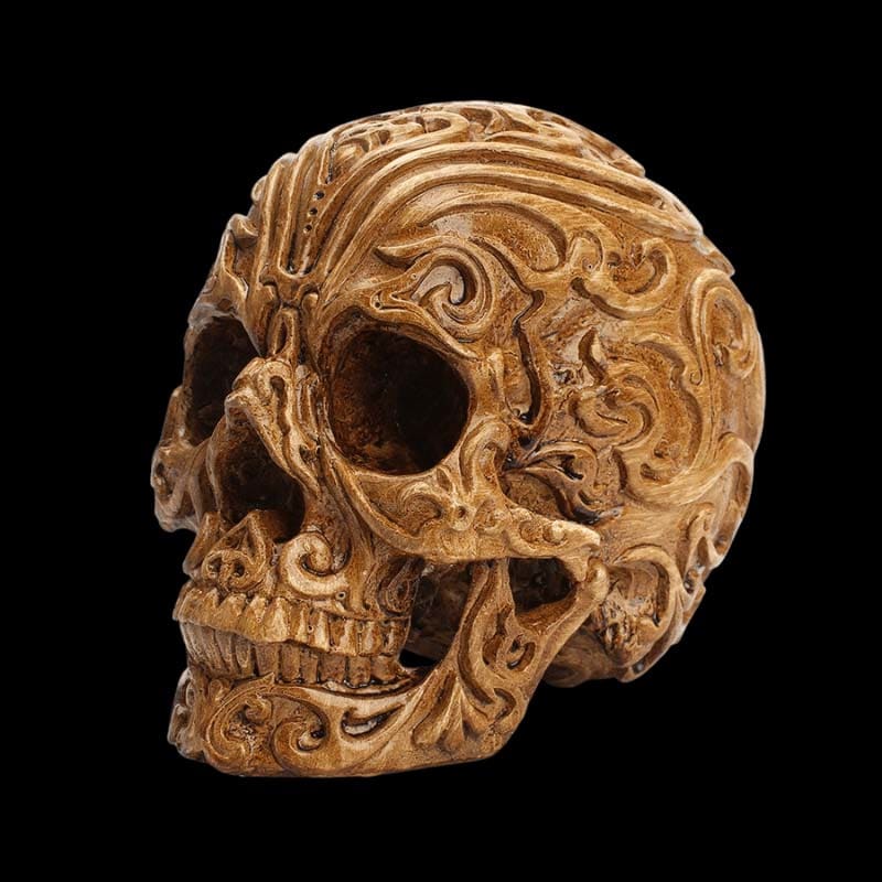 Skull Statue <br/> Wood