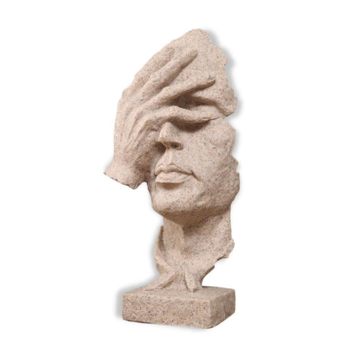 Man Statue <br/> Contemporary Face Sculpture
