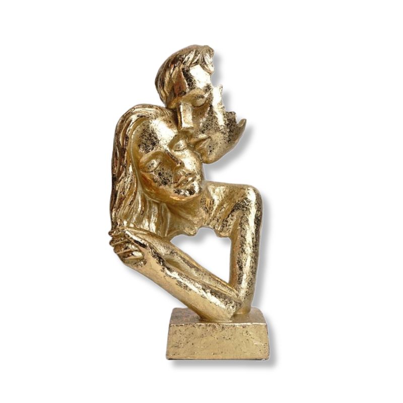 Couple Face Sculpture