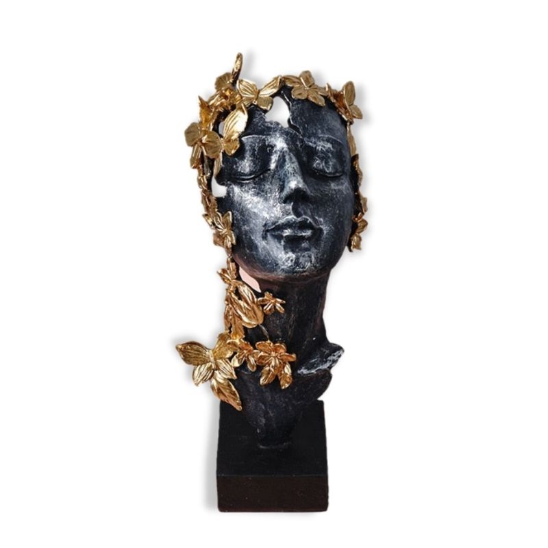Woman Statue <br/> Woman Face Sculpture 31 cm