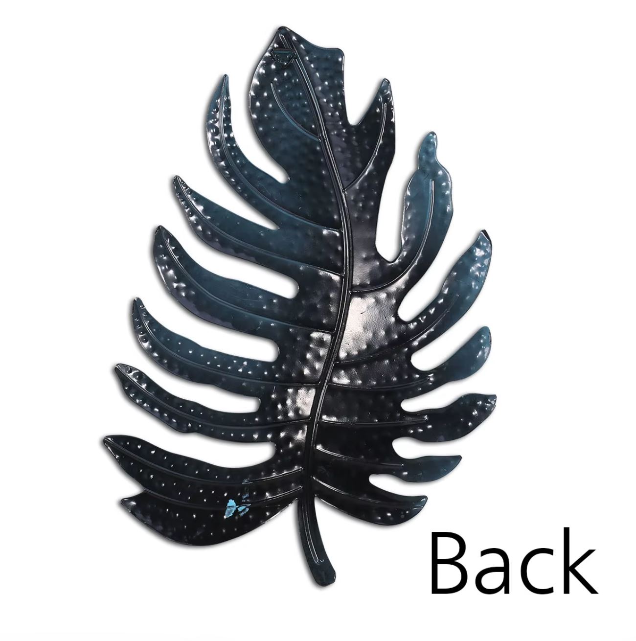 Metal Leaf Wall Sculpture 28 cm