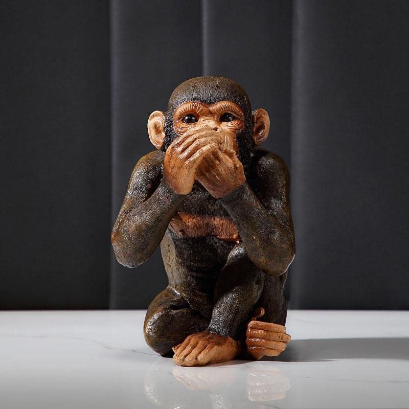 3 Wise Monkeys <br/> Statue 20 cm