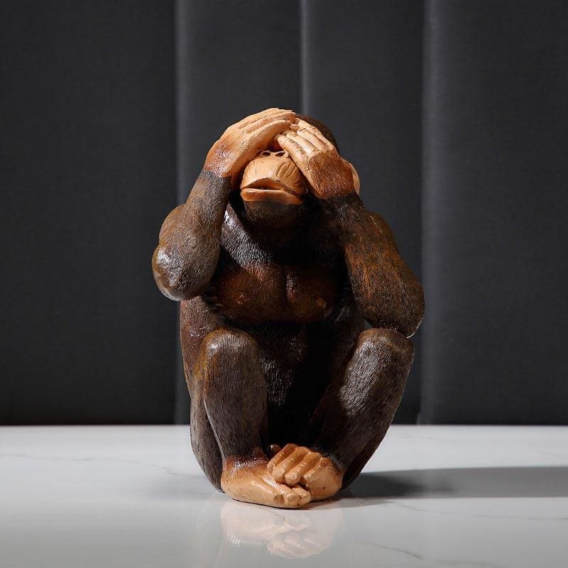 3 Wise Monkeys <br/> Statue 20 cm