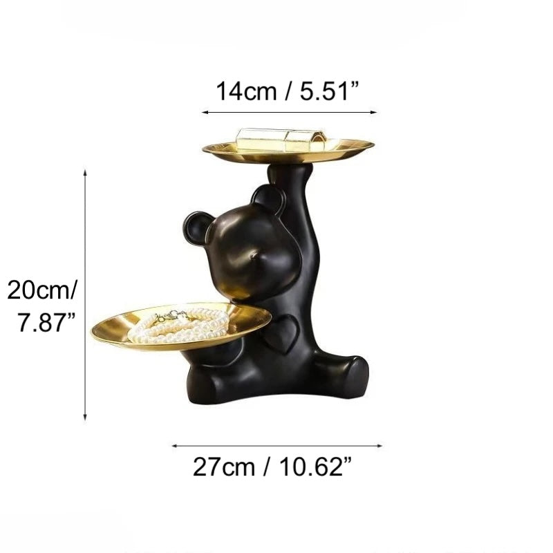 Ceramic Teddy Tray