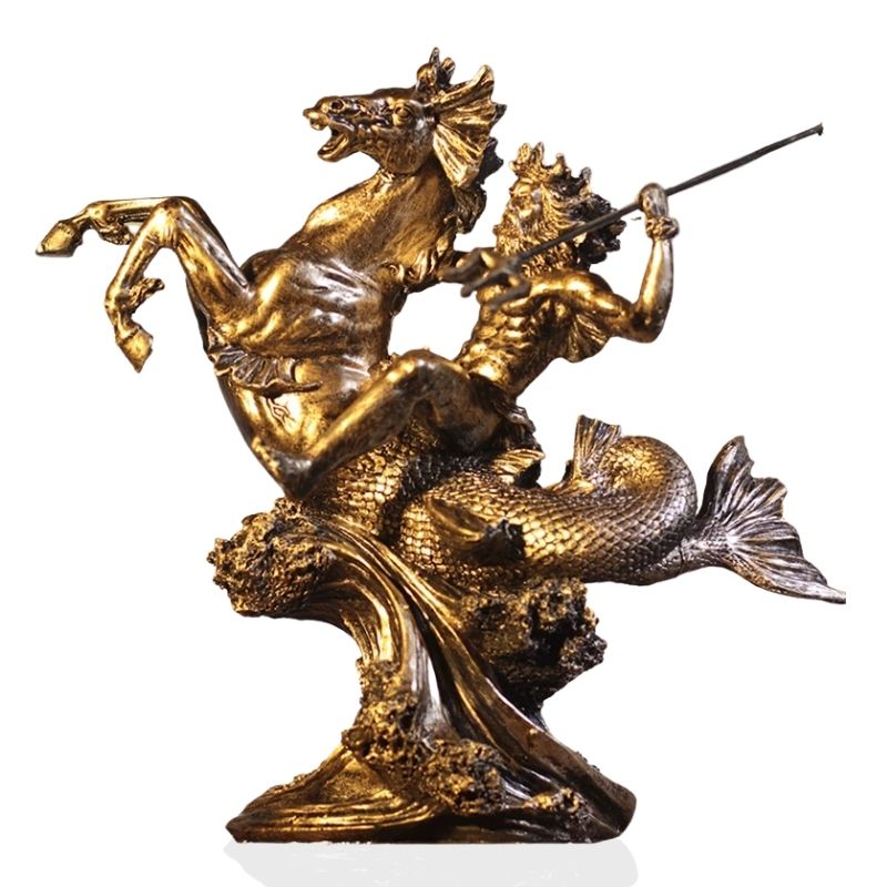 Poseidon on Horseback 28 cm