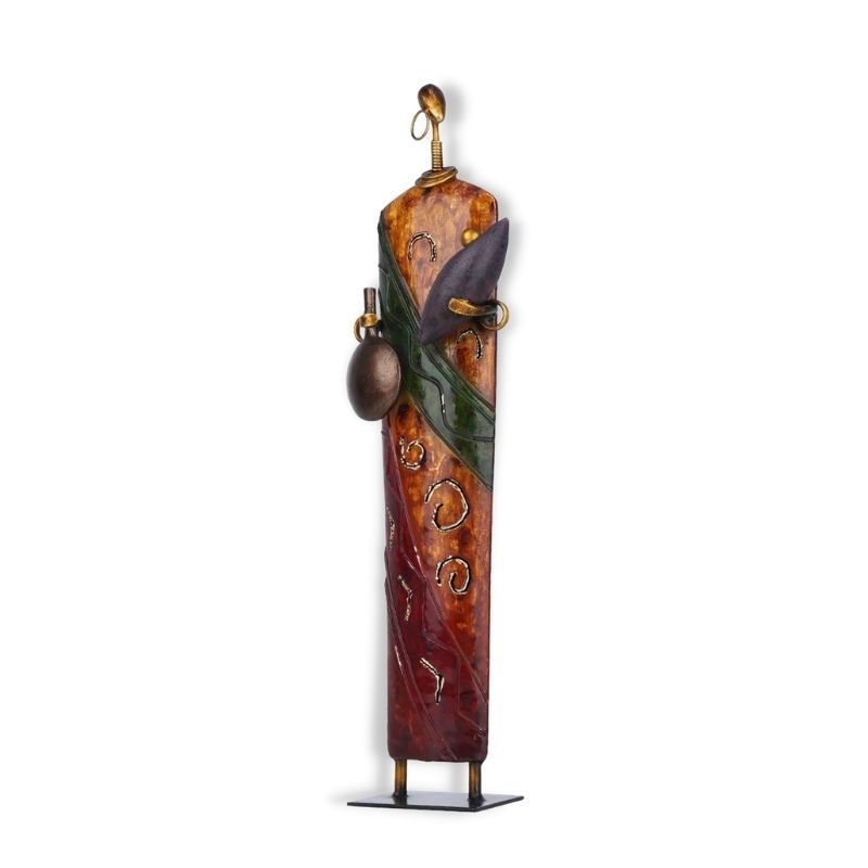 African Statue <br/> in Metal