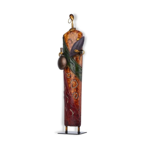 African Statue <br/> in Metal