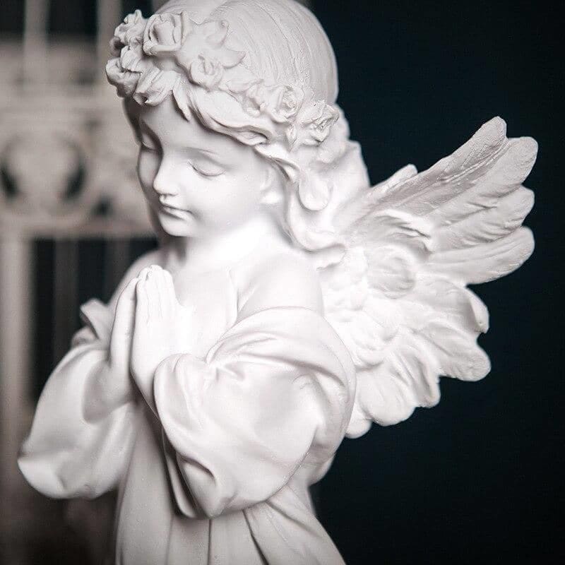 Angel Statue </br> White
