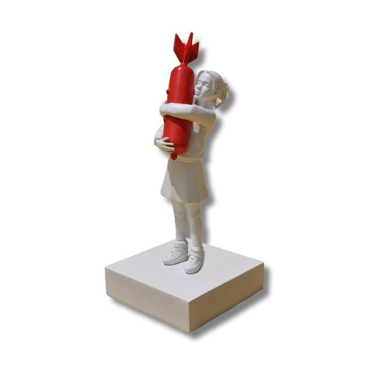 Contemporary Sculpture <br> Bomb Love Statue by Banksy