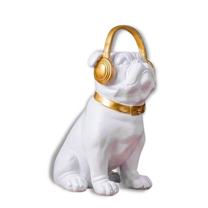 Bulldog Statue <br/> English Helmet 21 cm
