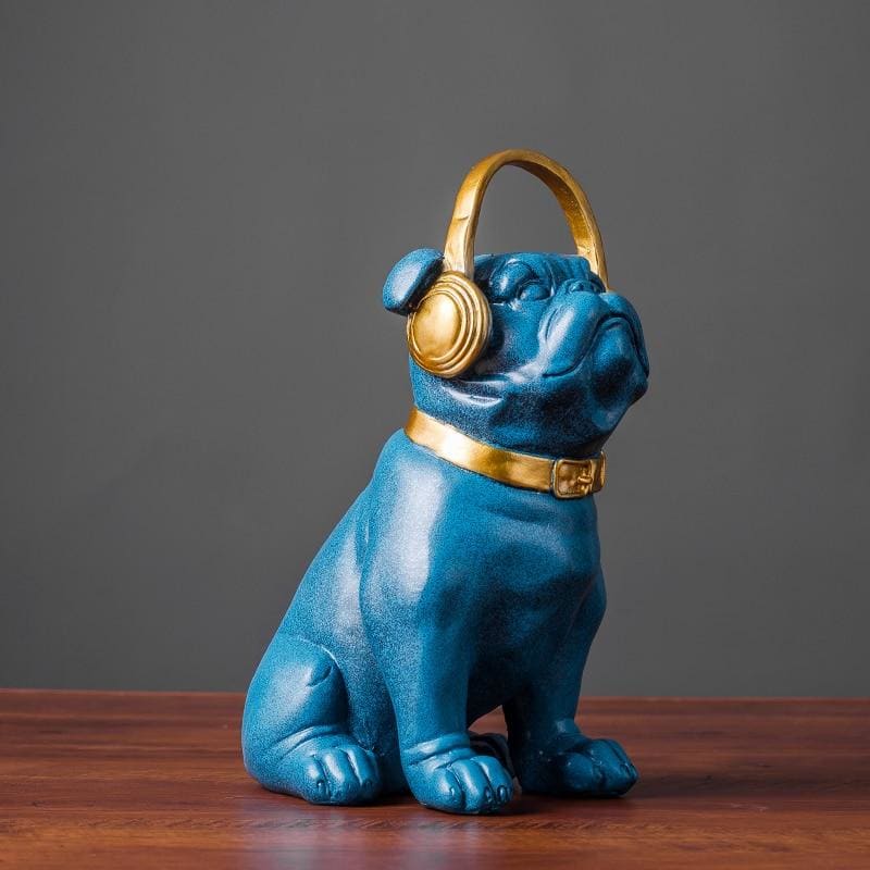 Bulldog Statue <br/> English Helmet 21 cm