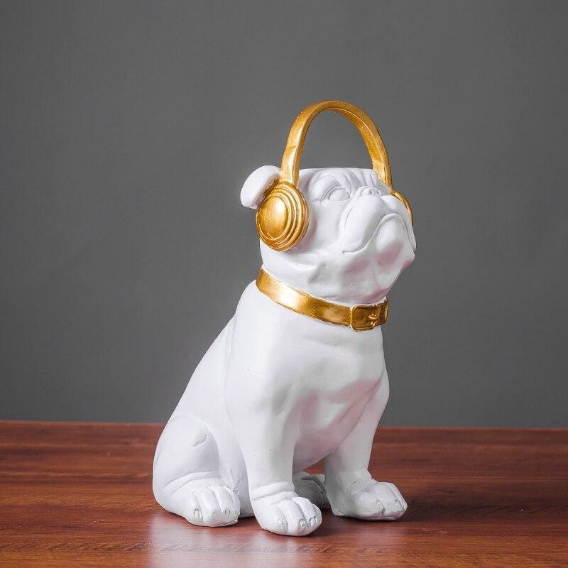 Bulldog Statue <br/> English Helmet 21 cm