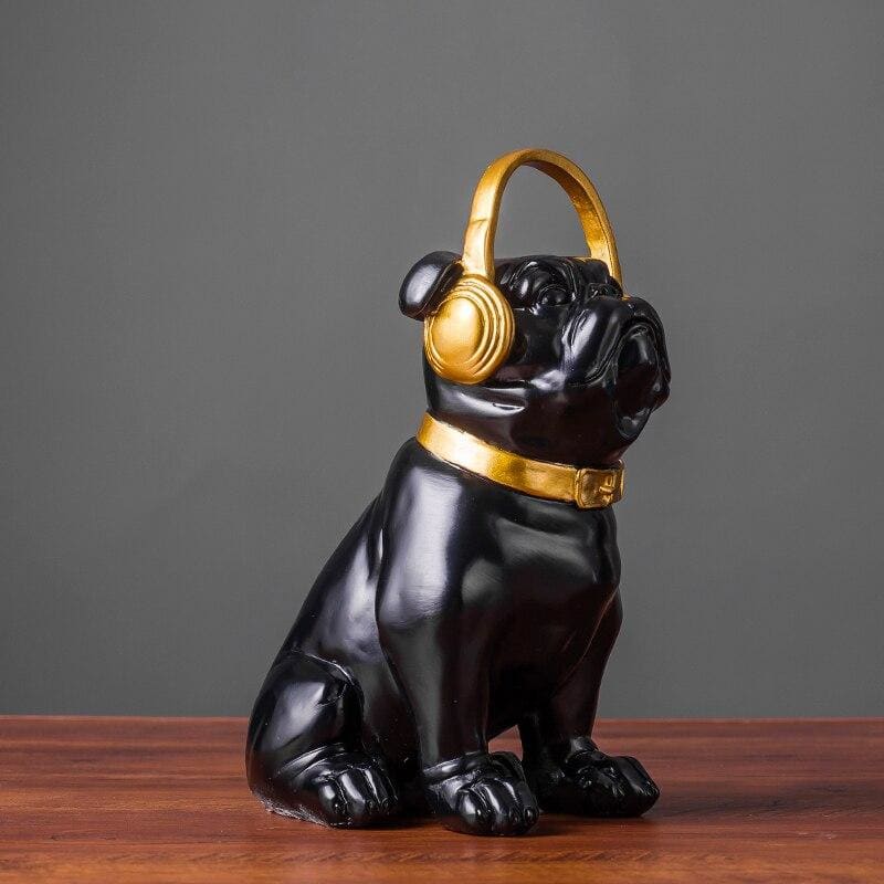 Bulldog Statue <br/> English Helmet 21 cm