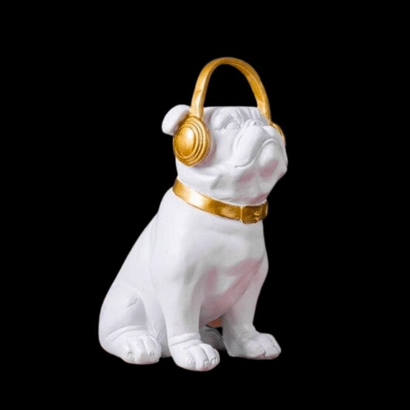 Bulldog Statue <br/> English Helmet 21 cm