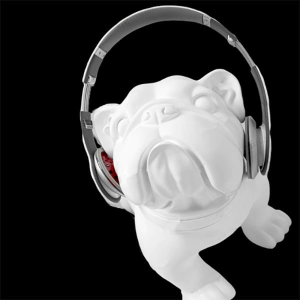 Dog Statue <br/> Music Bulldog 33 cm