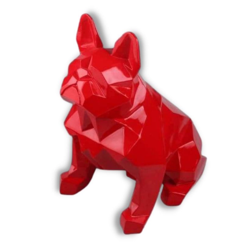 Bulldog Statue <br/> Origami 20 cm