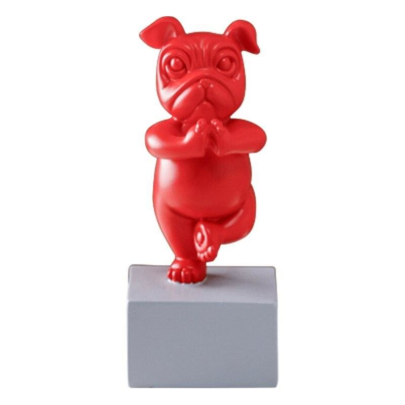 Bulldog Statue <br/> Yoga 23 cm