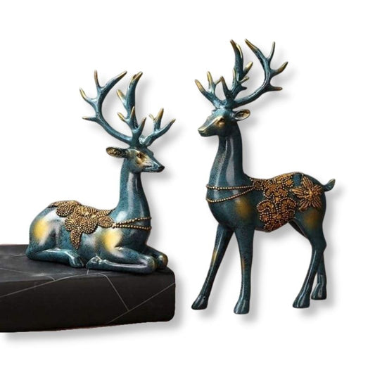 Deer Statue <br/> Modern (Duo)