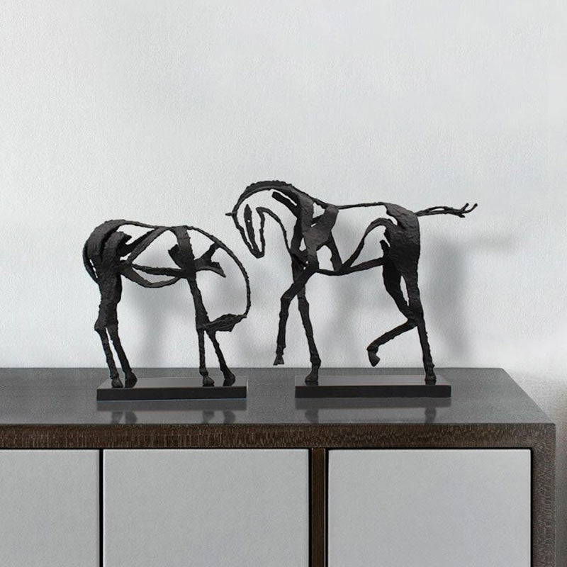 Horse Statue <br/> Iron