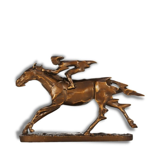 Horse Statue in Bronze <br/> Modern 21 cm