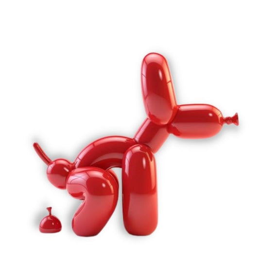 Balloon Dog Statue <br/> "Poop" Resin