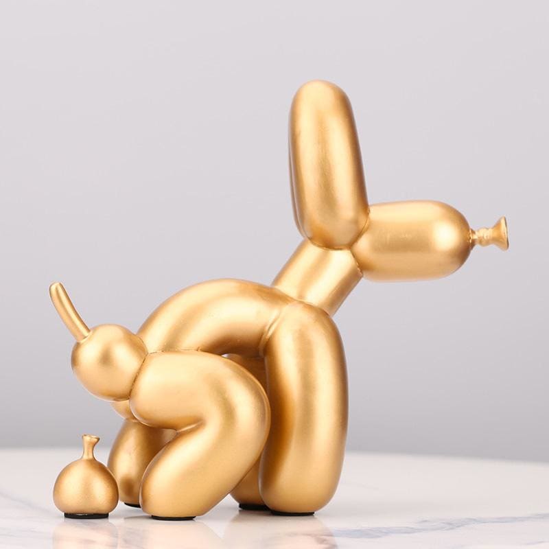 Balloon Dog Statue <br/> "Poop" Resin