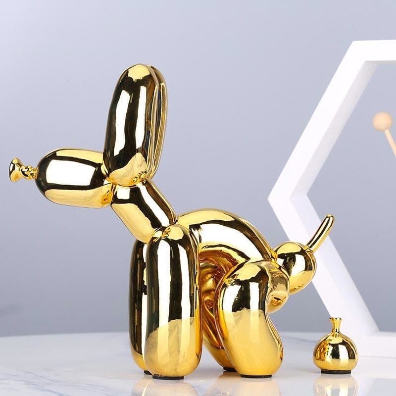 Balloon Dog Statue <br/> "Poop" Resin
