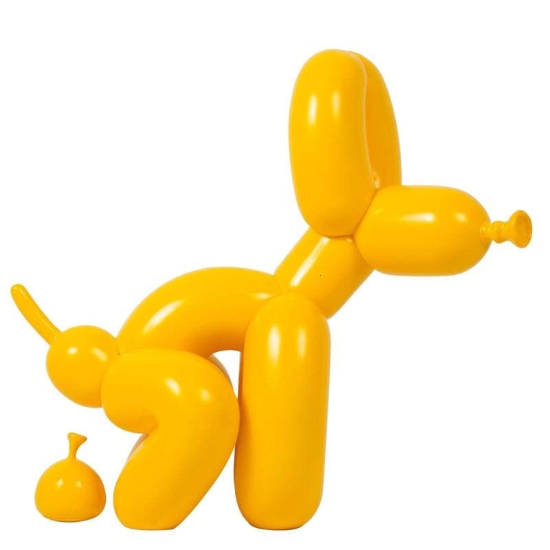 Balloon Dog Statue <br/> "Poop" Resin