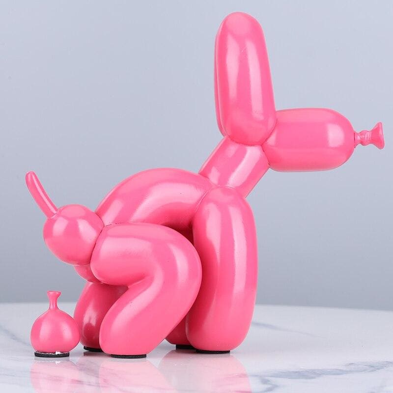 Balloon Dog Statue <br/> "Poop" Resin