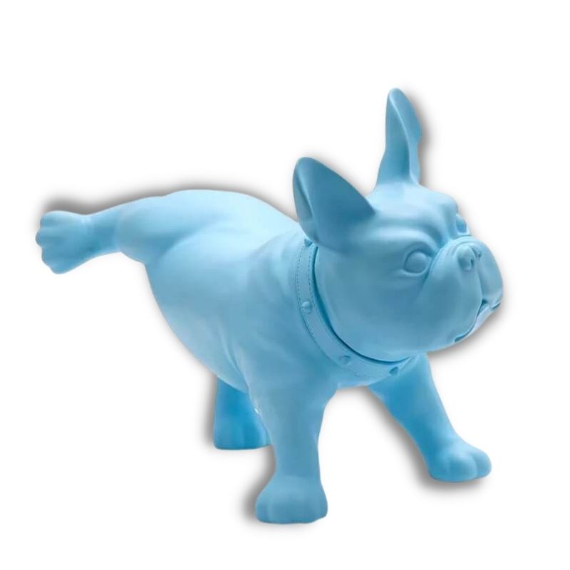 Dog Statue <br/> Colorful Bulldog 33 cm