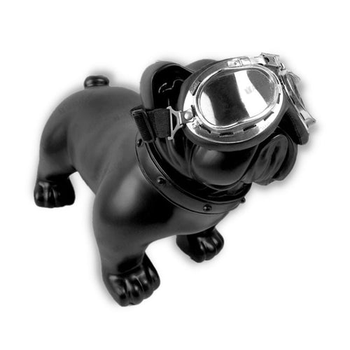 Dog Statue <br/> Motorcycle Bulldog 33 cm