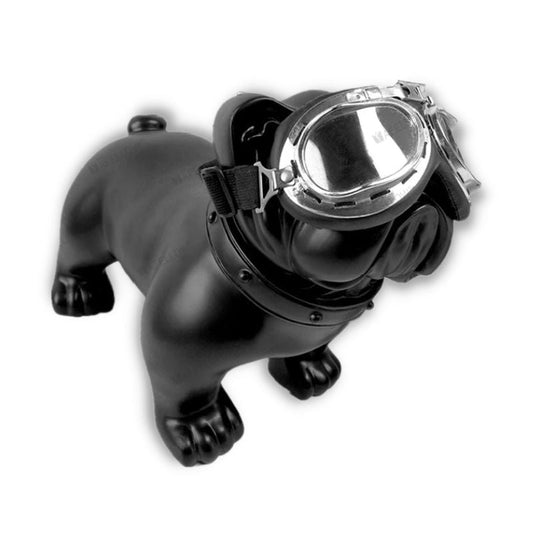 Dog Statue <br/> Motorcycle Bulldog 33 cm