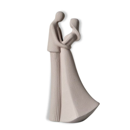Couple Statue <br> Stone Effect