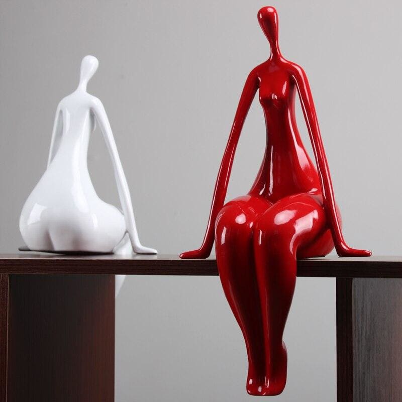 Curvy Woman Statue <br/> Design 37 cm