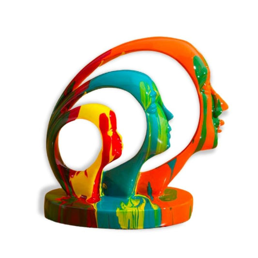 Contemporary Sculpture <br/> Colorful Design Statue