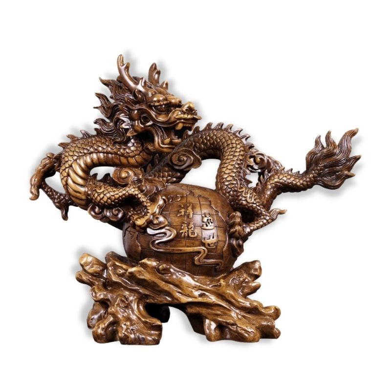 Modern Sculpture <br/> Chinese Dragon Statue