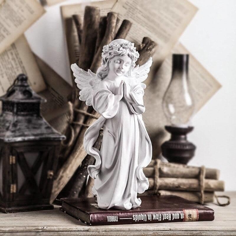 Angel Statue </br> White