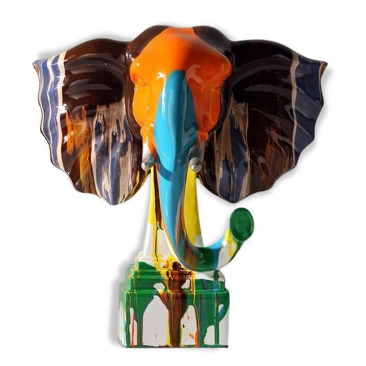 Elephant Statue <br/> Multicolor