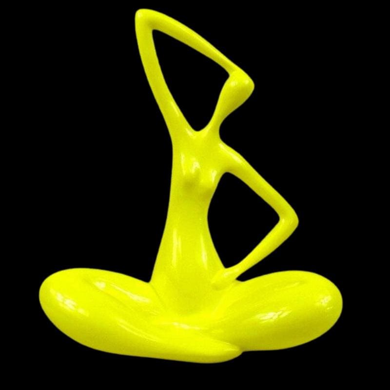 Curvy Woman Statue <br/> Yoga Design 27 cm