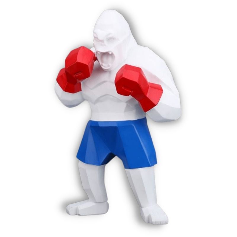 Origami Gorilla Statue <br/> Boxer 25 cm