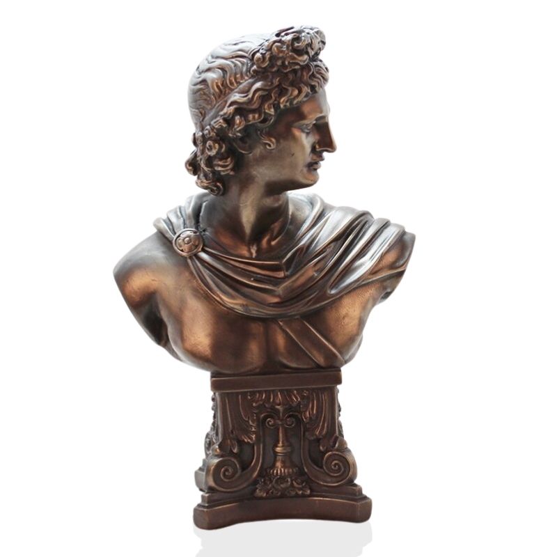 Apollo Statue <br> Bronze Effect