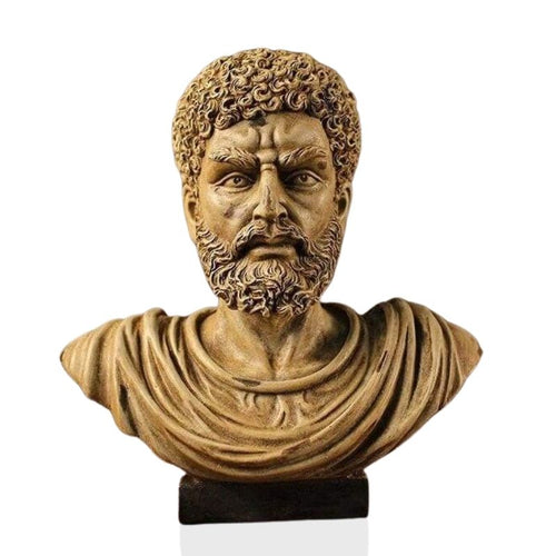 Caesar Statue <br/> Marcus Aurelius, Bronze Effect, 30 cm