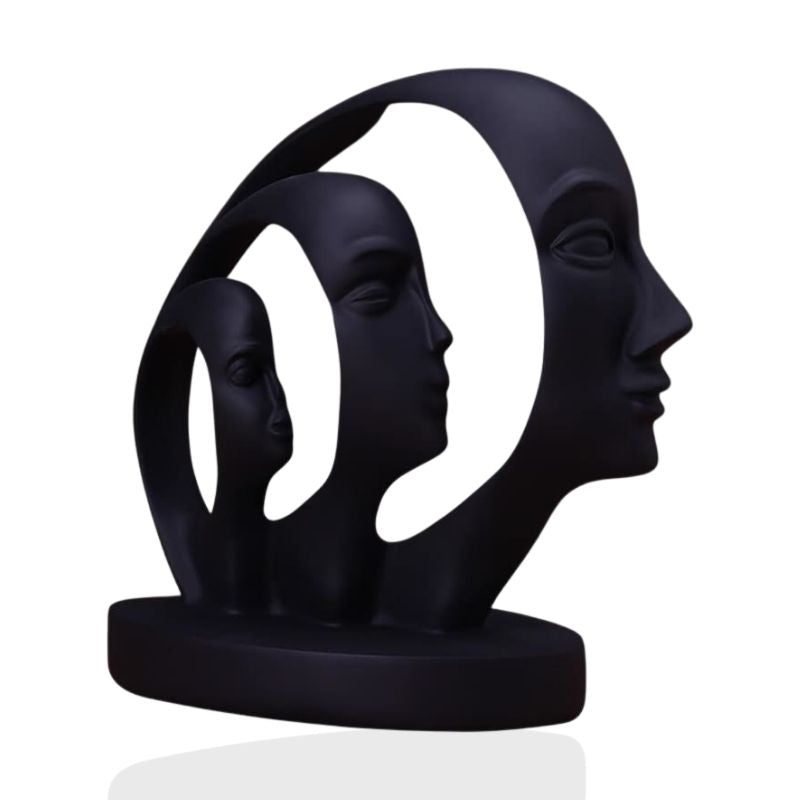 Man Statue <br/> Abstract Face Trio